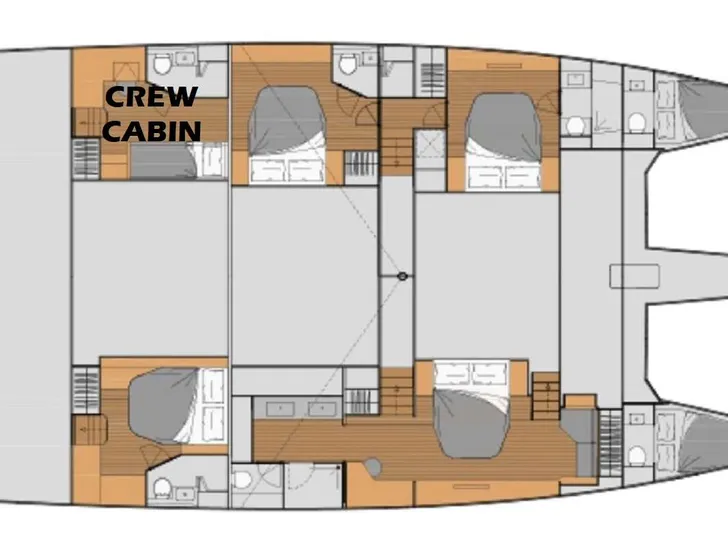LOOMA Fountaine Pajot Alegria 67 - layout LOOMA Fountaine Pajot Alegria 67 - layout