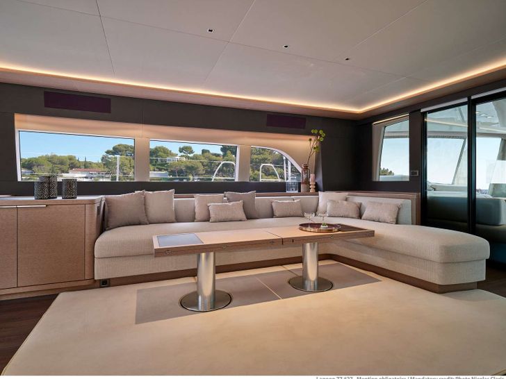 SYLENE Lagoon Seventy 7 Luxury Crewed Catamaran Salon SYLENE Lagoon Seventy 7 Luxury Crewed Catamaran Salon