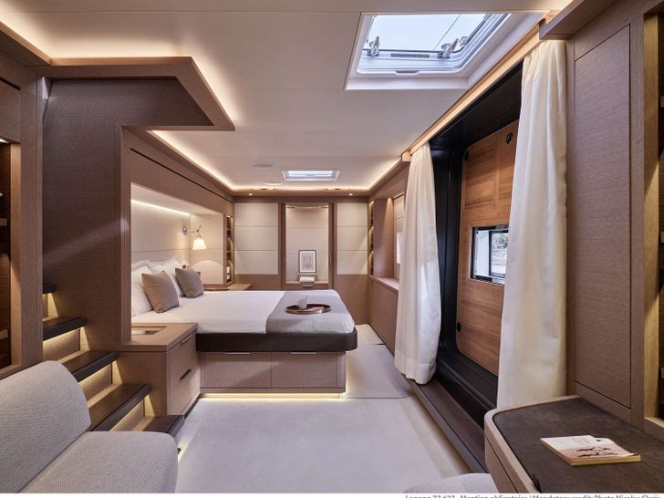 SYLENE Lagoon Seventy 7 Luxury Crewed Catamaran Master cabin SYLENE Lagoon Seventy 7 Luxury Crewed Catamaran Master cabin