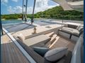 SYLENE Lagoon Seventy 7 Luxury Crewed Catamaran Sunbathing Area