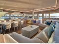 KAJIKIA Lagoon Seventy 7 Luxury Crewed Catamaran Salon Sofas