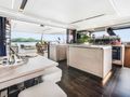 INDULGENCE Fountaine Pajot Alegria 67 - galley and indoor dining area INDULGENCE Fountaine Pajot Alegria 67 - galley and indoor dining area