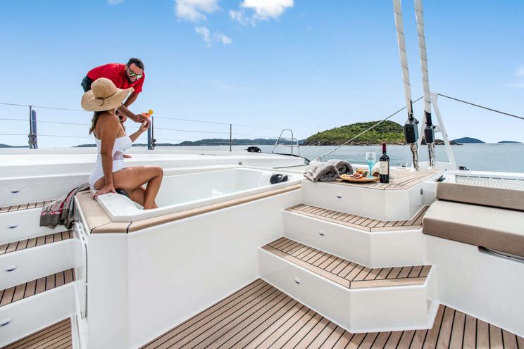 Charter Yacht INDULGENCE - Fountaine Pajot Alegria 67 - 5 Cabins - Tortola - Anegada - Virgin Gorda - BVI - Caribbean