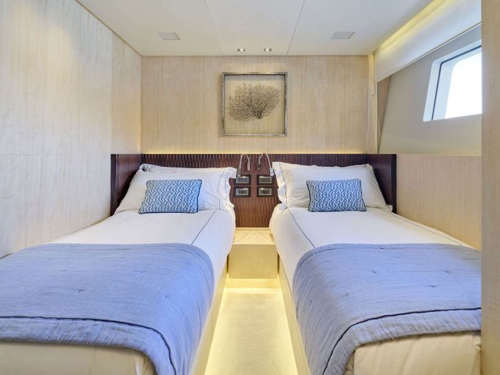 Sanlorenzo Crewed Motor Yacht RARE DIAMOND Twin Stateroom I Sanlorenzo Crewed Motor Yacht RARE DIAMOND Twin Stateroom I