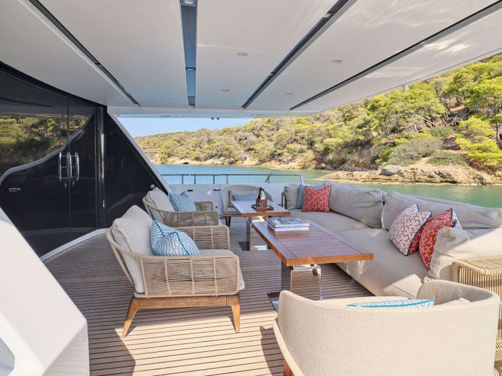 Sanlorenzo Crewed Motor Yacht RARE DIAMOND Main Deck Aft Sanlorenzo Crewed Motor Yacht RARE DIAMOND Main Deck Aft