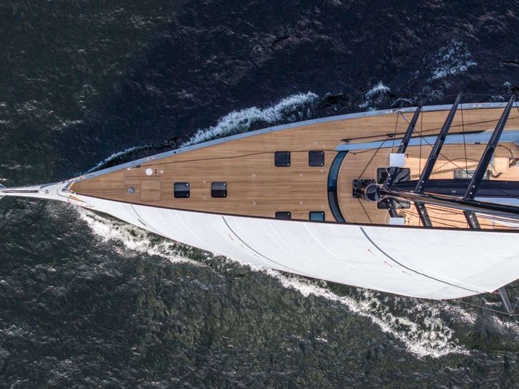 FANCY Nautor's Swan 108 - top aerial shot FANCY Nautor's Swan 108 - top aerial shot