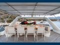 AQUILA - Baglietto 37 m,flybridge dining panoramic shot