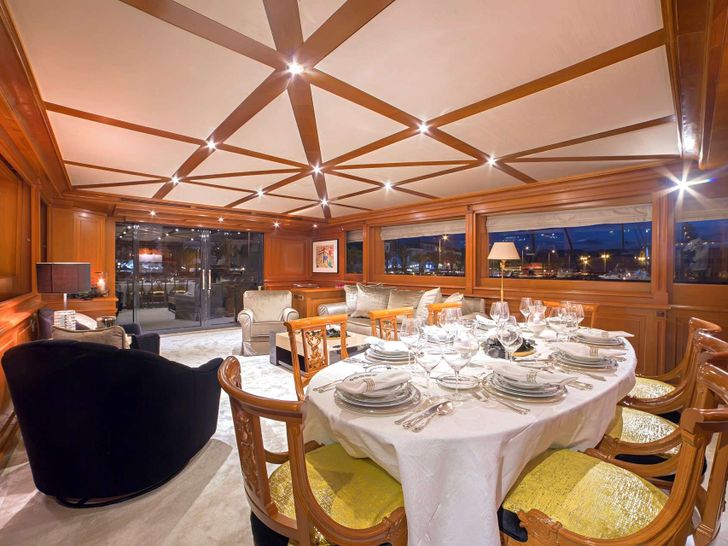 AQUILA - Baglietto 37 m,indoor dining