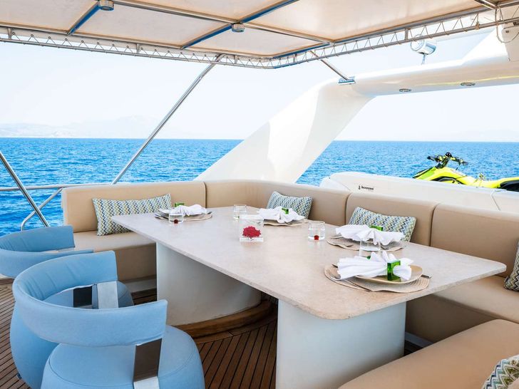 AQUILA Baglietto 37m - aft deck AQUILA Baglietto 37m - aft deck