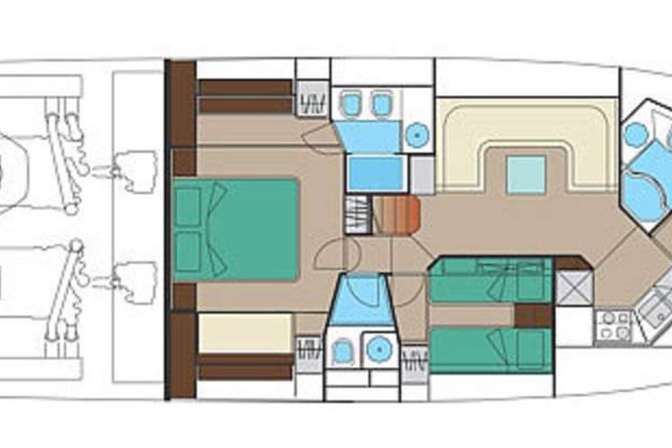 Layout for W - Riva 20 m, motor yacht layout