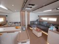 ON Y VA - Beneteau 56,main saloon and dining area ON Y VA - Beneteau 56,main saloon and dining area