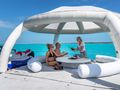 MARGATE - Broward 111 ft,inflatable beach set up
