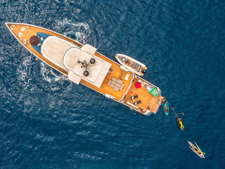 SO'MAR - Tansu 37 m,aerial top view SO'MAR - Tansu 37 m,aerial top view