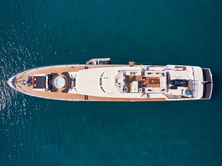 ALAYA - Lurssen 33 m,aerial view