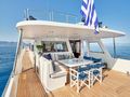 ALAYA - Lurssen 33 m,alfresco dining area 2 ALAYA - Lurssen 33 m,alfresco dining area 2
