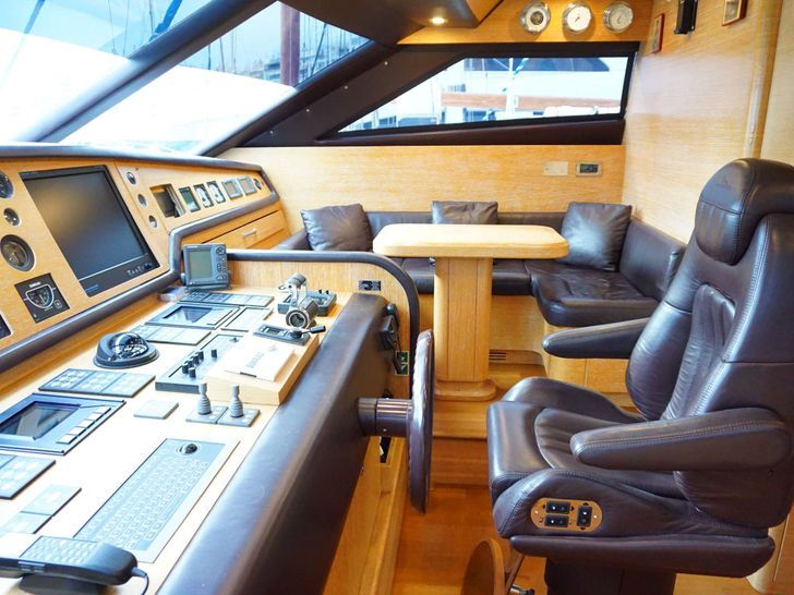 MYTHOS G - Posilippo Technema 85 ft.,cockpit MYTHOS G - Posilippo Technema 85 ft.,cockpit