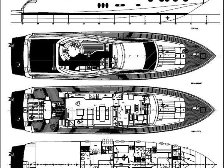 MYTHOS G - Posilippo Technema 85 ft.,motor yacht layout MYTHOS G - Posilippo Technema 85 ft.,motor yacht layout