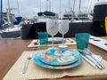 BULLITT - Fjord Open 40,alfresco dining set up BULLITT - Fjord Open 40,alfresco dining set up