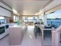 MILAMO - Sunseeker 76,indoor dining area and galley