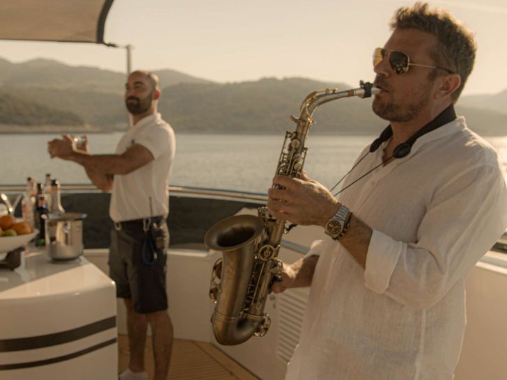 AURUM SKY - Custom Sailing Yacht 43m,sundeck party with musicians AURUM SKY - Custom Sailing Yacht 43m,sundeck party with musicians