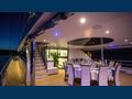 AURUM SKY - Custom Sailing Yacht 43m,aft alfresco dining area