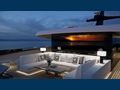 BLACK SWAN - Custom Yacht 50 m,outdoor movie theatre side shot