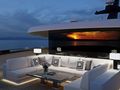 BLACK SWAN - Custom Yacht 50 m,outdoor movie theatre side shot BLACK SWAN - Custom Yacht 50 m,outdoor movie theatre side shot