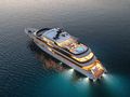 BLACK SWAN - Custom Yacht 50 m,anchored with underwater lights BLACK SWAN - Custom Yacht 50 m,anchored with underwater lights