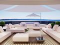 BLACK SWAN - Custom Yacht 50 m,flybridge seating panoramic view