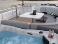 SHIVA - Cantieri di Pisa 26 m,flybridge jacuzzi and seating lounge SHIVA - Cantieri di Pisa 26 m,flybridge jacuzzi and seating lounge