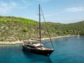 SANTA CLARA - Custom Sailing Yacht 28 m,anchored