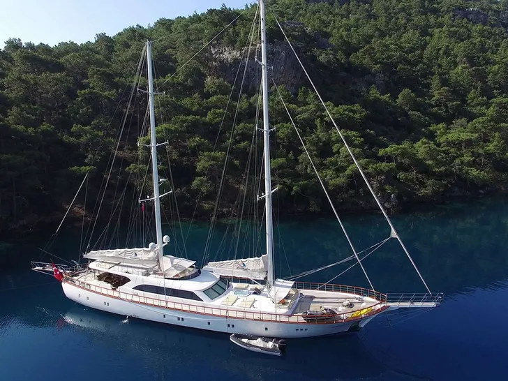 ALESSANDRO I Custom Sailing Yacht 40m - anchored ALESSANDRO I Custom Sailing Yacht 40m - anchored