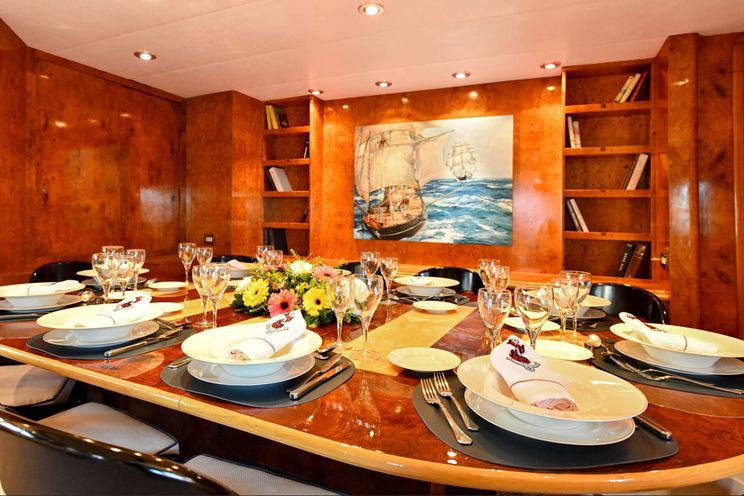 Charter Yacht SOMETHING COOL - CRN Ancona 45m - 7 Cabins - Athens - Mykonos - Paros - Cyclades - Greece