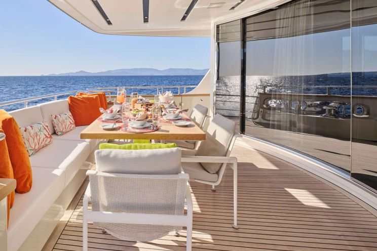 Charter Yacht FLOR - Sanlorenzo SD92 - 4 Cabins - Athens - Mykonos - Paros