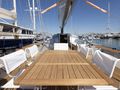 S/Y MELITI Garcia 26m - upper deck dining area S/Y MELITI Garcia 26m - upper deck dining area