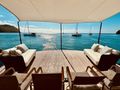 ONE PLANET Sunreef 70 Eco - aft deck seating area ONE PLANET Sunreef 70 Eco - aft deck seating area