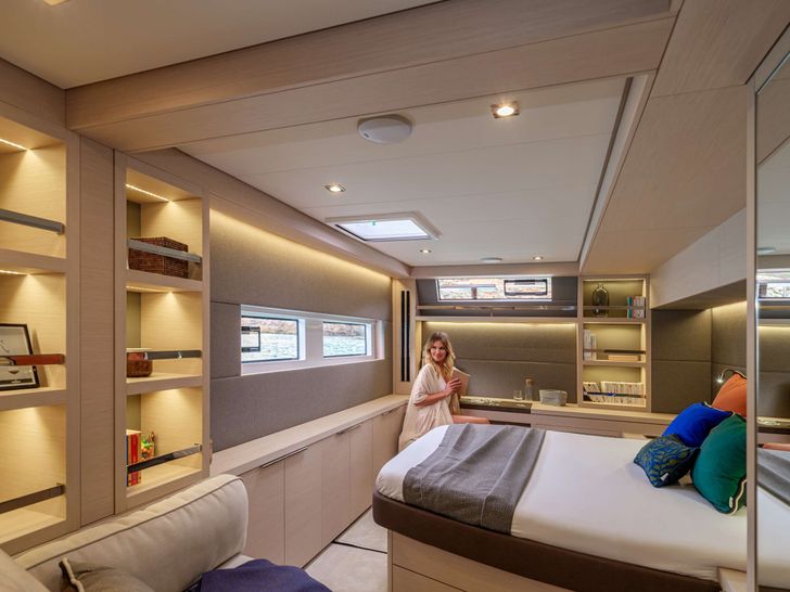 NOMAD Lagoon 55 - master cabin NOMAD Lagoon 55 - master cabin