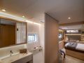 NOMAD Lagoon 55 - master cabin vanity unit and shower area NOMAD Lagoon 55 - master cabin vanity unit and shower area