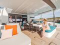 NOMAD Lagoon 55 - aft alfresco lounge/dining area NOMAD Lagoon 55 - aft alfresco lounge/dining area