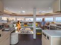 NOMAD Lagoon 55 - saloon and galley panoramic shot NOMAD Lagoon 55 - saloon and galley panoramic shot