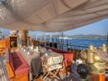 TRINAKRIA - Gulet 49 m,alfresco dining area TRINAKRIA - Gulet 49 m,alfresco dining area