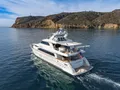 ALMOST THERE - Horizon 106,cruising stern view ALMOST THERE - Horizon 106,cruising stern view