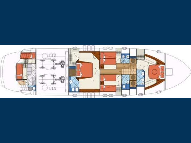 LUKAS - Filippetti Yacht 24m,motor yacht layout