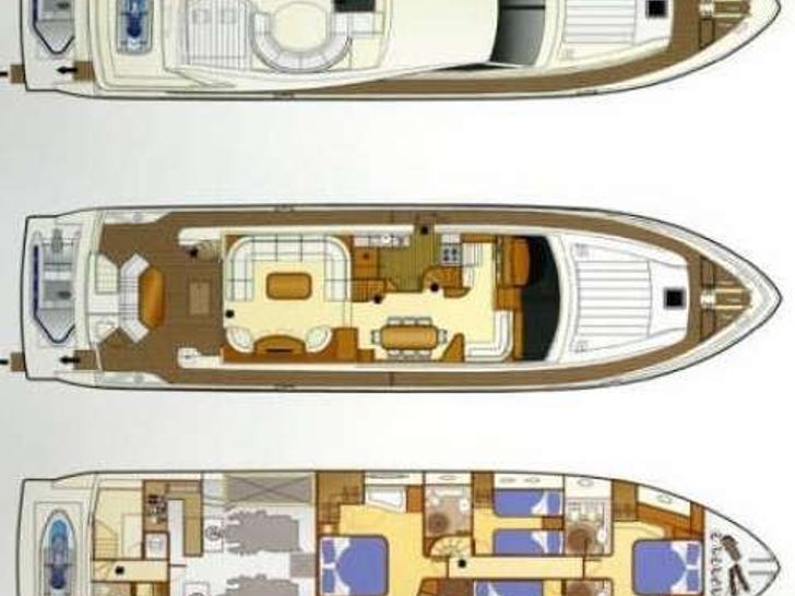 MARINO - Ferretti 730,motor yacht layout