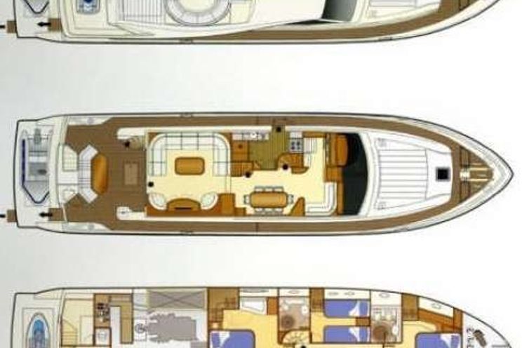 Layout for MARINO - Ferretti 730, motor yacht layout