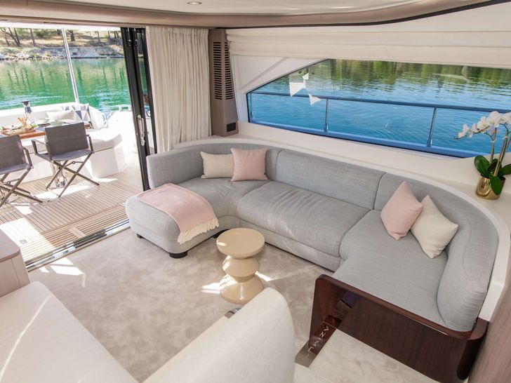 ALIBABA - Azimut 60 Fly,main saloon ALIBABA - Azimut 60 Fly,main saloon