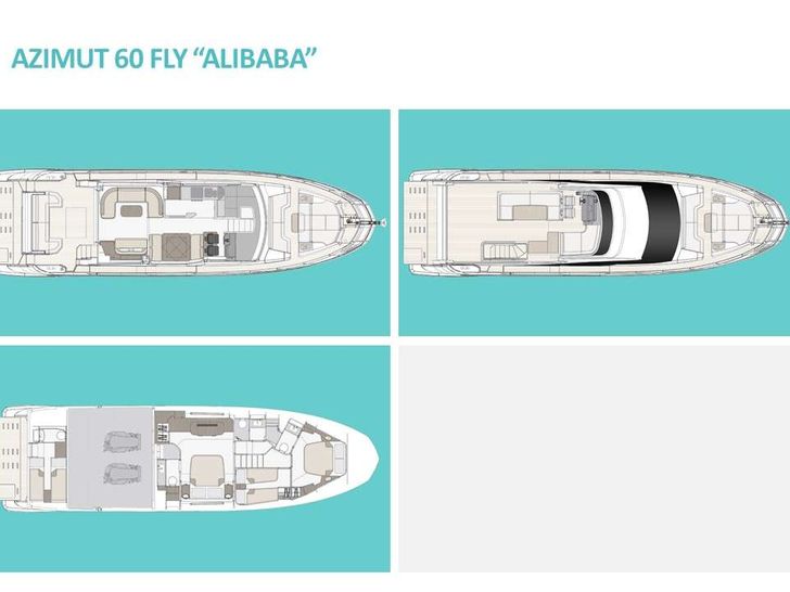 ALIBABA - Azimut 60 Fly,motor yacht layout ALIBABA - Azimut 60 Fly,motor yacht layout