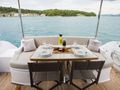 MAWI - Azimut 55 Fly,aft dining set up MAWI - Azimut 55 Fly,aft dining set up