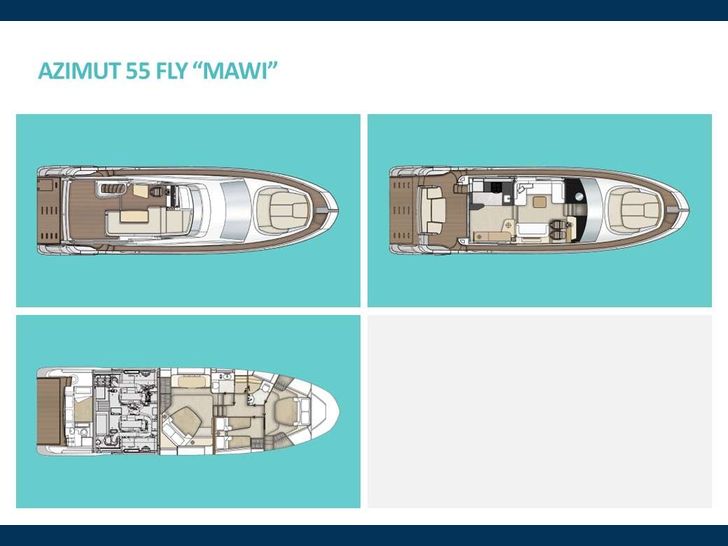 MAWI - Azimut 55 Fly,motor yacht layout