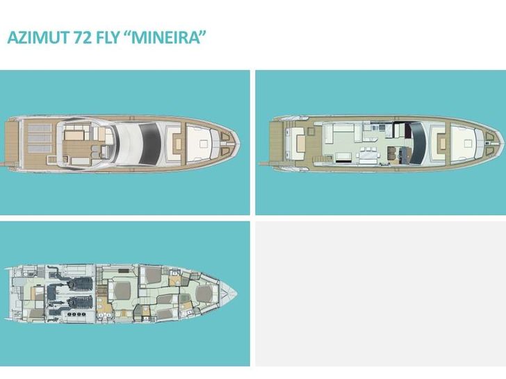 MINEIRA - Azimut 72 Fly,motor yacht layout